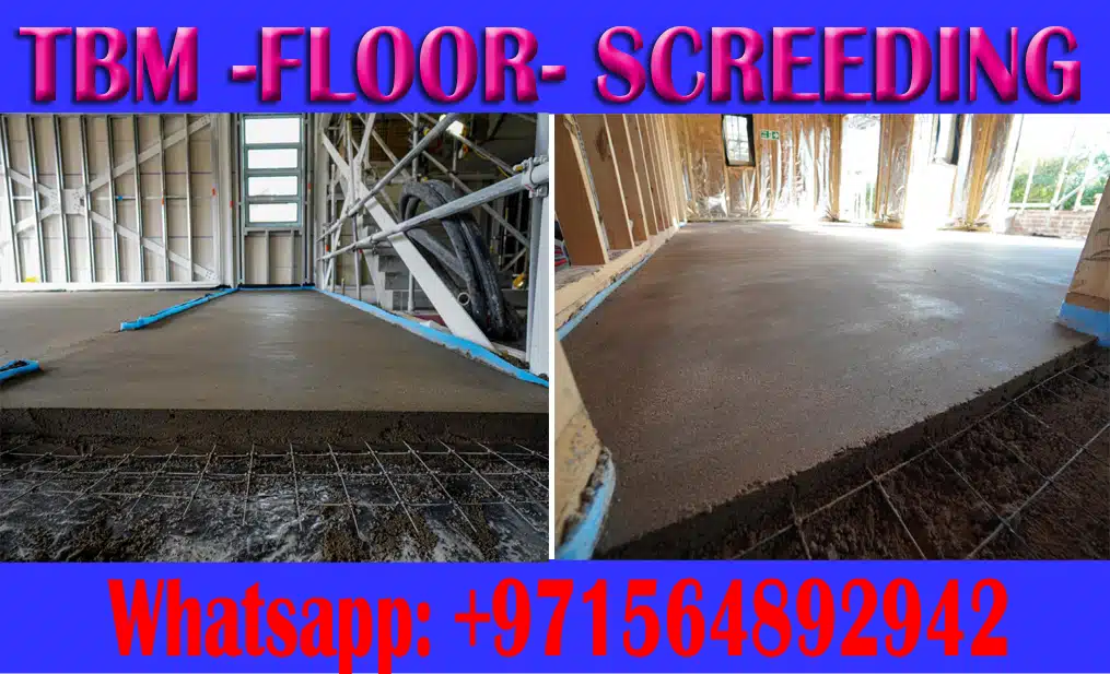 Floor Screeding & Self Leveling Applicator in Ajman Dubai Sharjah