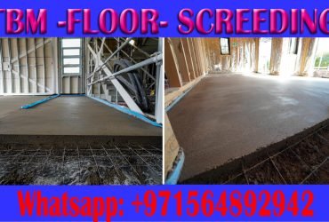 Floor Screeding & Self Leveling Applicator in Ajman Dubai Sharjah