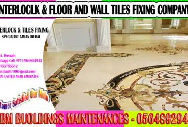 Floor Tile Fixing work Sharjah Ajman Dubai   in UAE