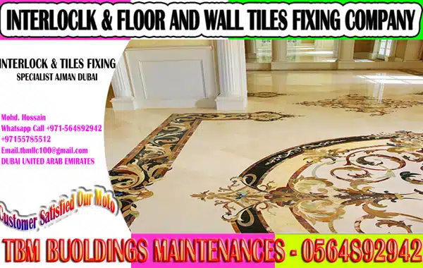 Floor Tile Fixing work Sharjah Ajman Dubai   in UAE