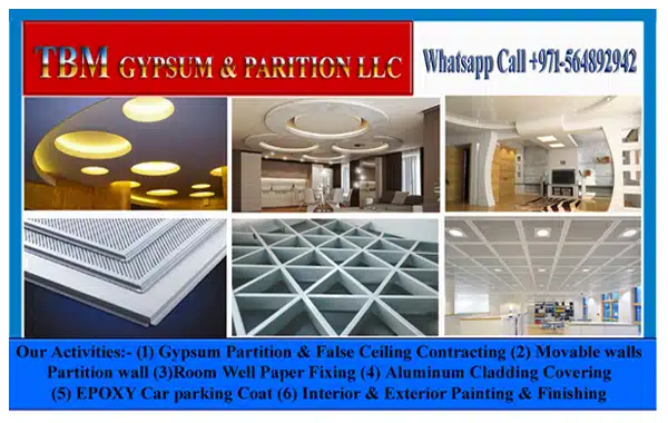 Gypsum Decoration & painting Contractor