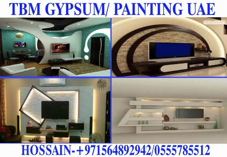 Warehouse Gypsum Partition work Contractor Umm Al Quwain Ajman Dubai Sharjah