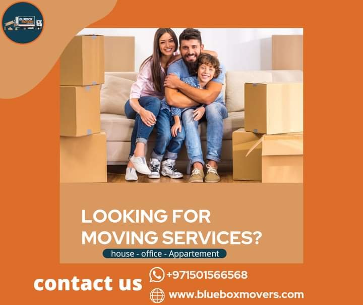 Movers in Jumeirah Village Triangle ,0501566568 Blue Box Movers Home, Villa, Office Move with Close Truck