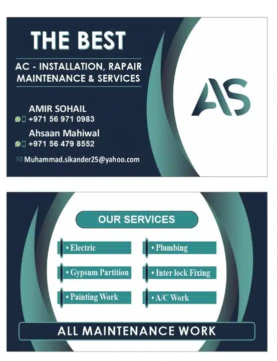 0564798552 professional workers Ac and all maintenance