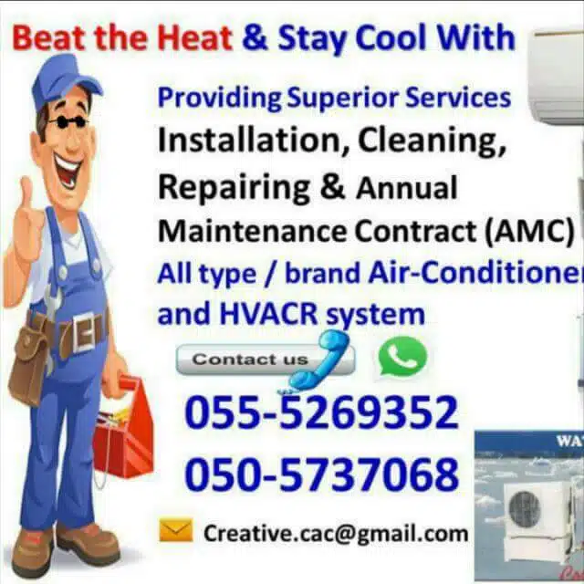 ac clean 055-5269352 maintenance handyman dubai ducting repair mep curtaon fixing used furniture