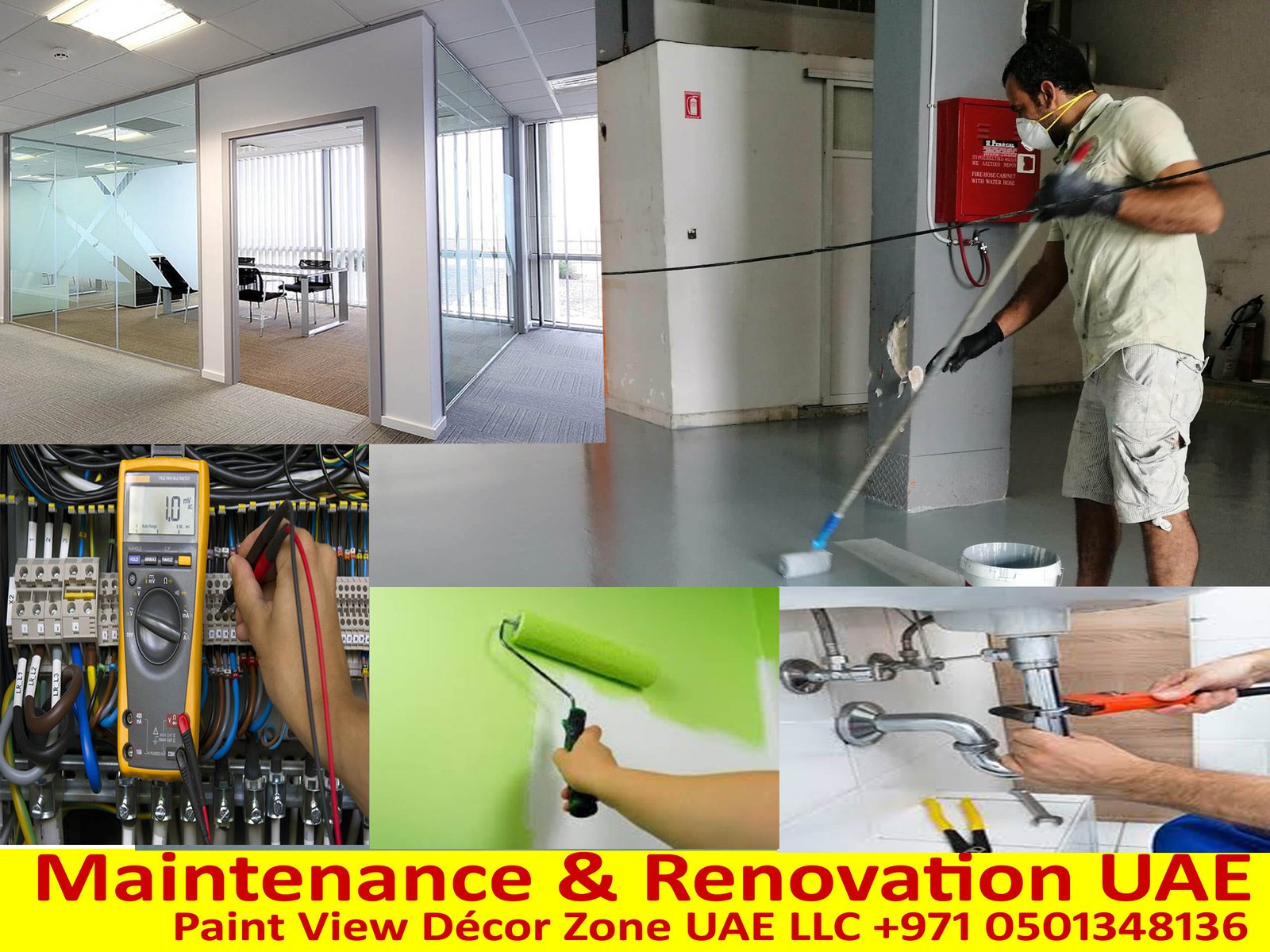 Industrial Warehouse Maintenance and Renovatiion Works Ajman Sharjah Dubai