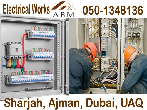 Electrical Light fixing contractor in Ajman Dubai Sharjah