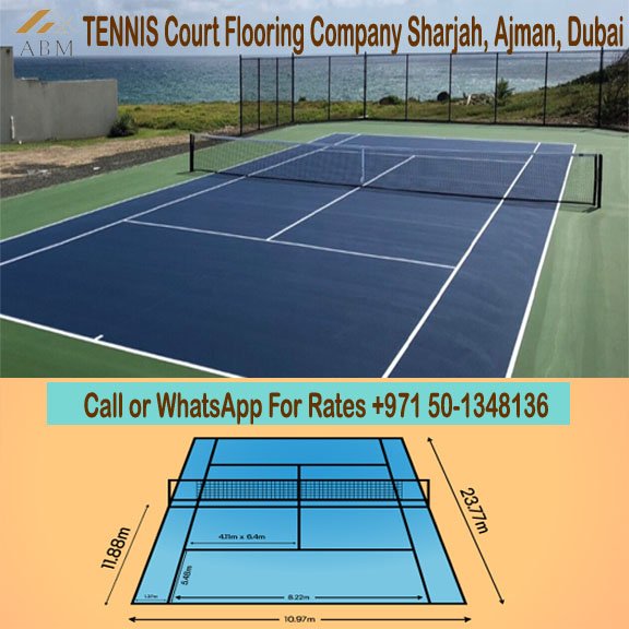 Tennis court Epoxy Work company Sharjah, Ajman, Dubai