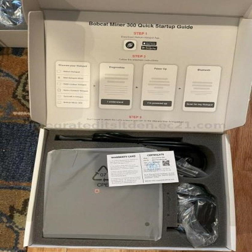 Bobcat 300 Hotspot Miner HNT Helium US915 UK/EU868