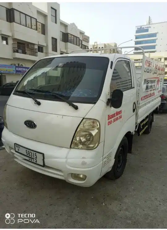 1 to 3 ton pickup truck for rent in al Barsha 0523820987