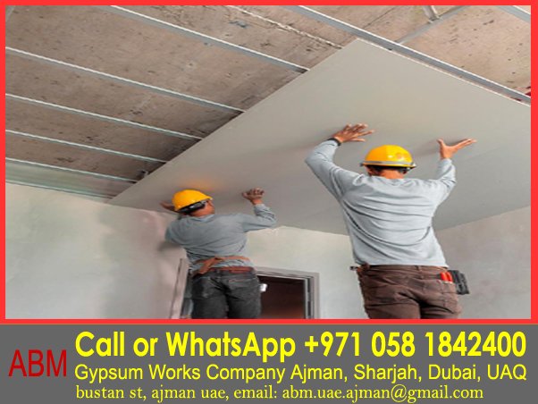 Gypsum Partition and Office Work Company Ajman Sharjah Dubai