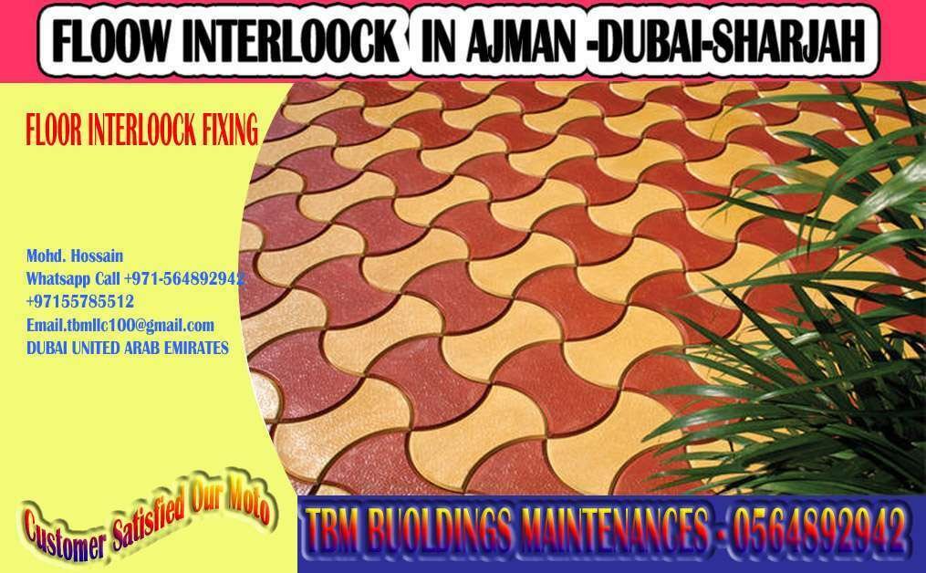 Interlock Fixing work Contractor in Dubai Sharjah Ajman
