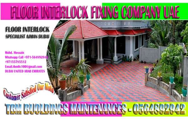 Interlock Fixing work Contractor in Dubai Sharjah Ajman