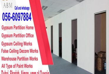 Warehouse Office Partition Work Company Ajman