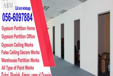 Office Partition Gypsum Work Company Ajman