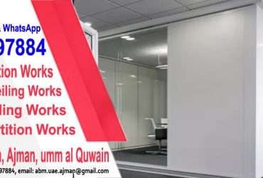 Warehouse Office Partition Work Company Ajman Umm Al quwain