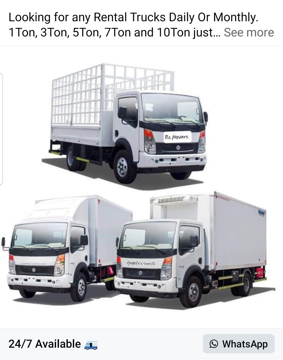 3 Ton Pickup For Rent In JVC 0555320375