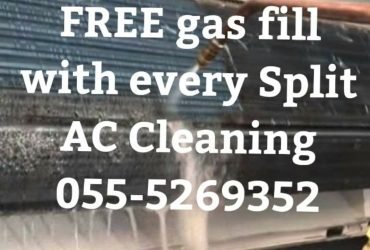 all kind of ac services in dubai 055-5269352 split central ducting clean repair fixing
