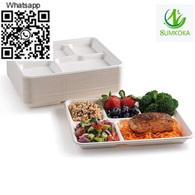 Tray disposable tray sugarcane tray meat tray