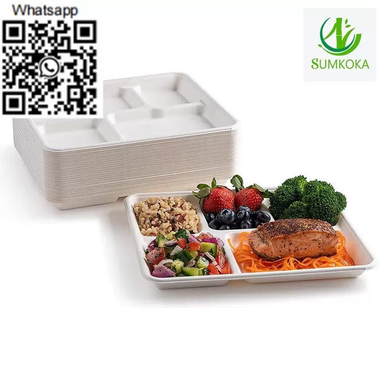 Tray disposable tray sugarcane tray meat tray