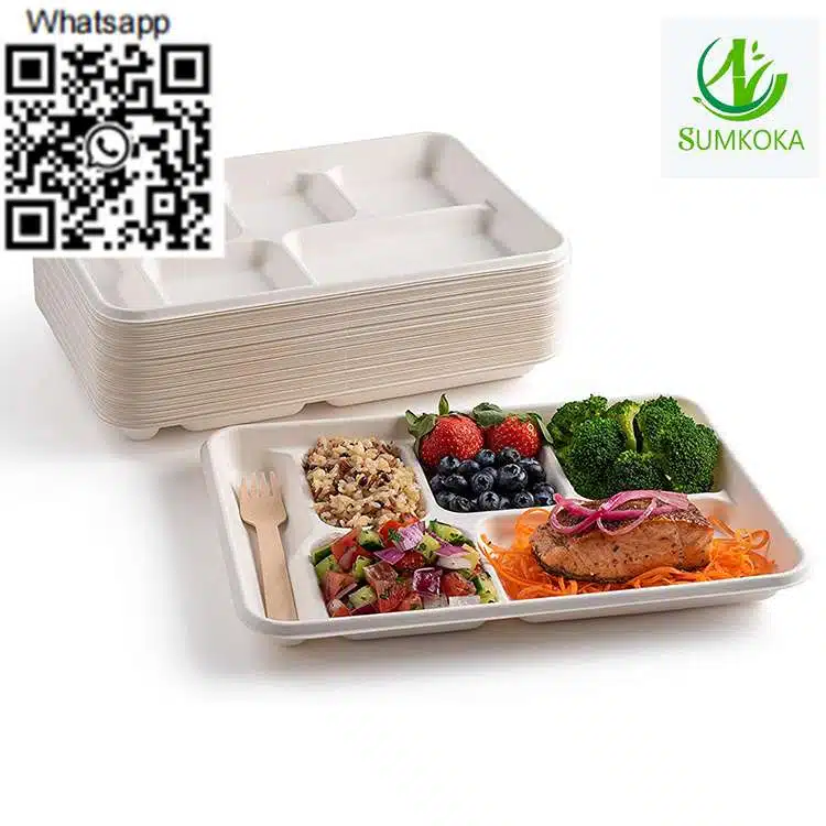 Tray disposable tray sugarcane tray meat tray