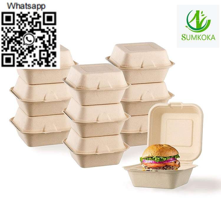 Clamshell box disposable clamshell box hamburger box
