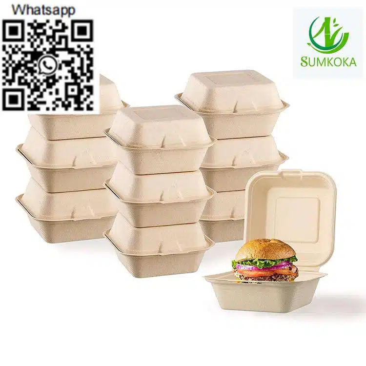 Clamshell box disposable clamshell box hamburger box