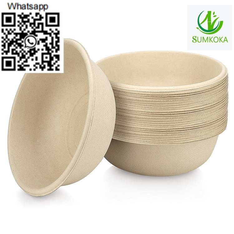 Bowl disposable bowl bagasse bowl salad bowl