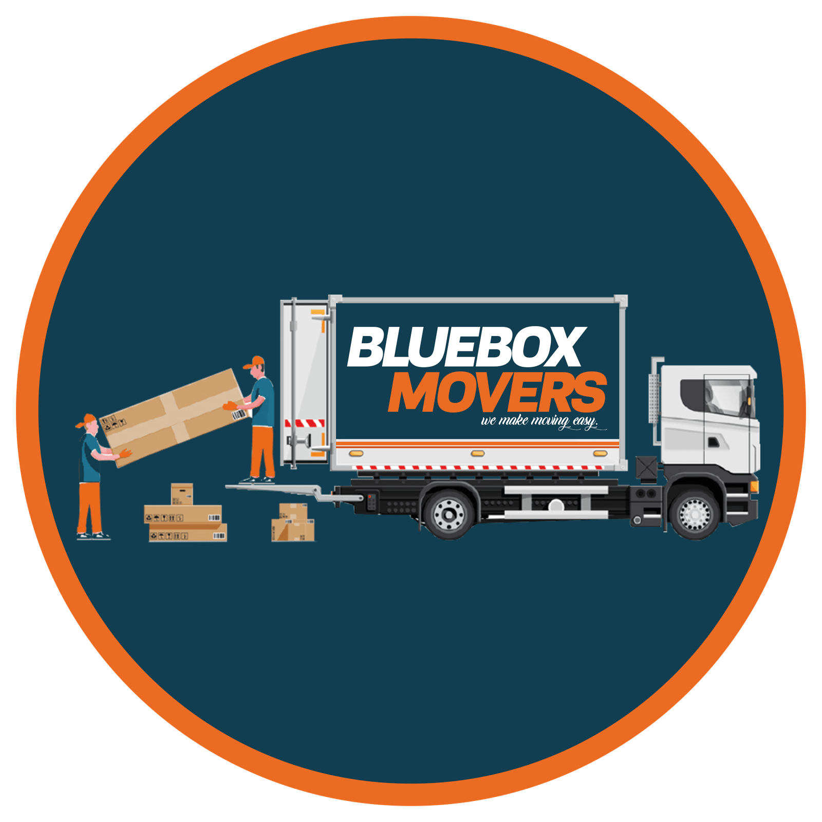 0501566568 BlueBox Movers in Jumeirah Golf Estates Villa,Office,Warehouse Move with Close Truck