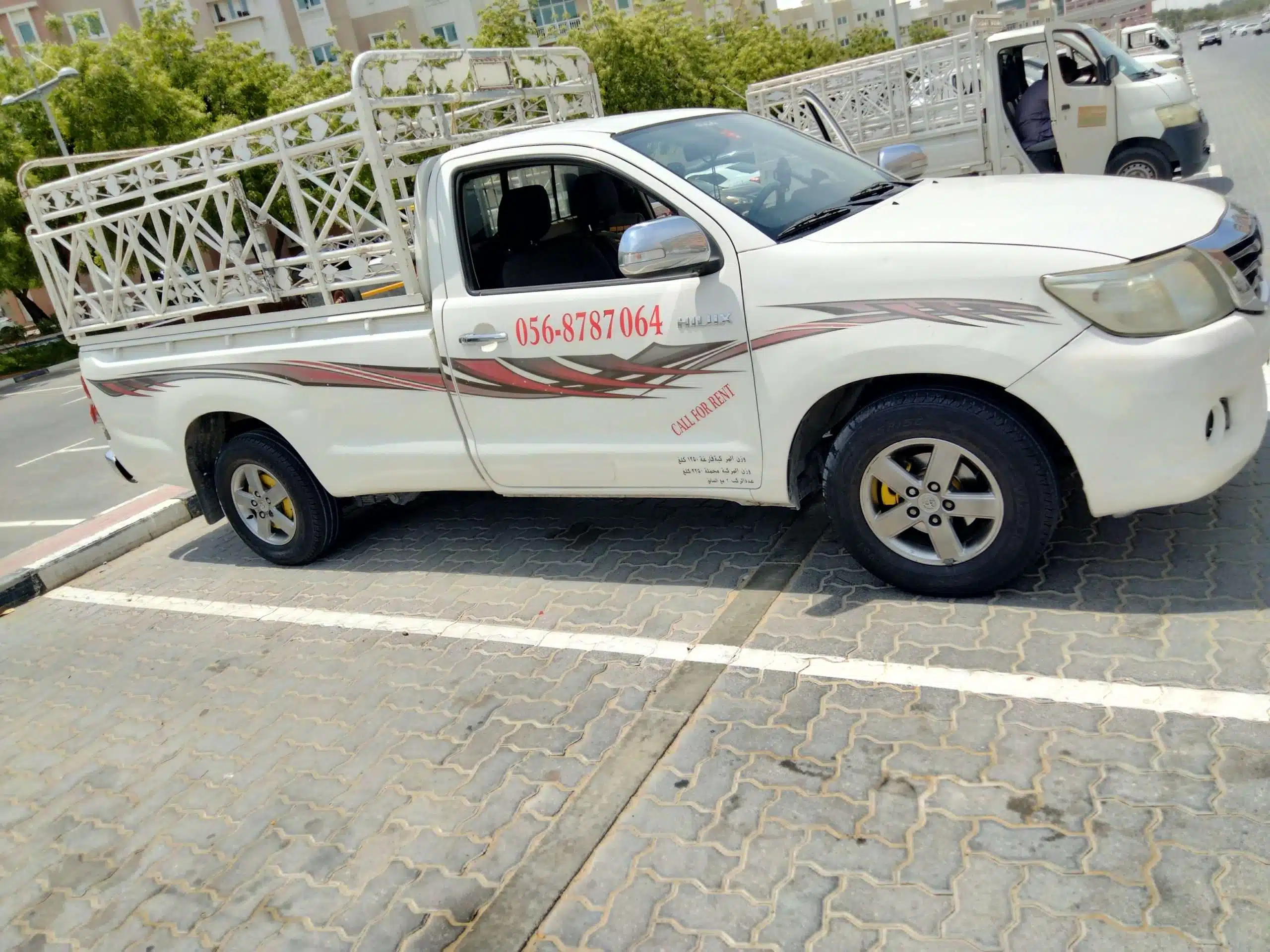 1 ton pickup truck for rent Dubai JLT