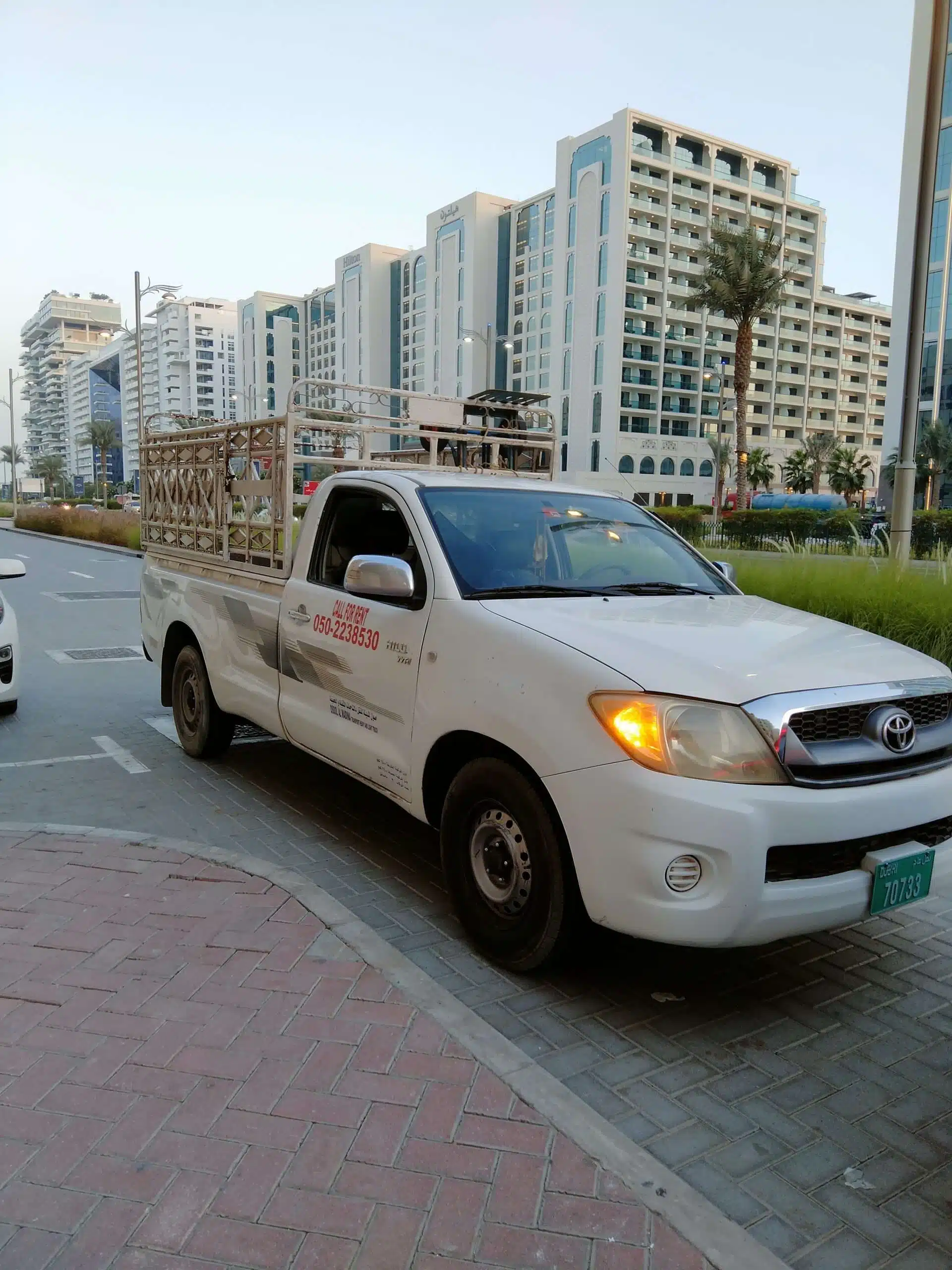 1 ton pickup truck for rent Dubai JLT