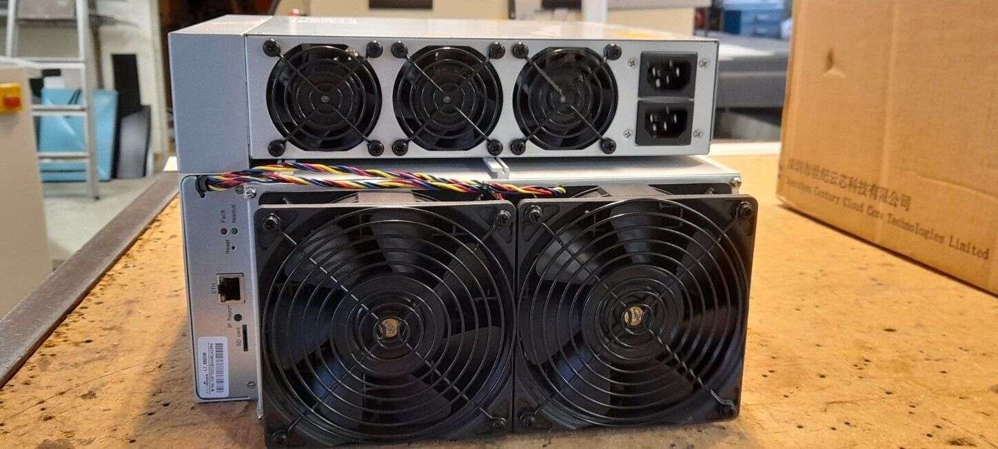 Bitmain Antminer L7 (9.5Gh) LTC Miner + PSU