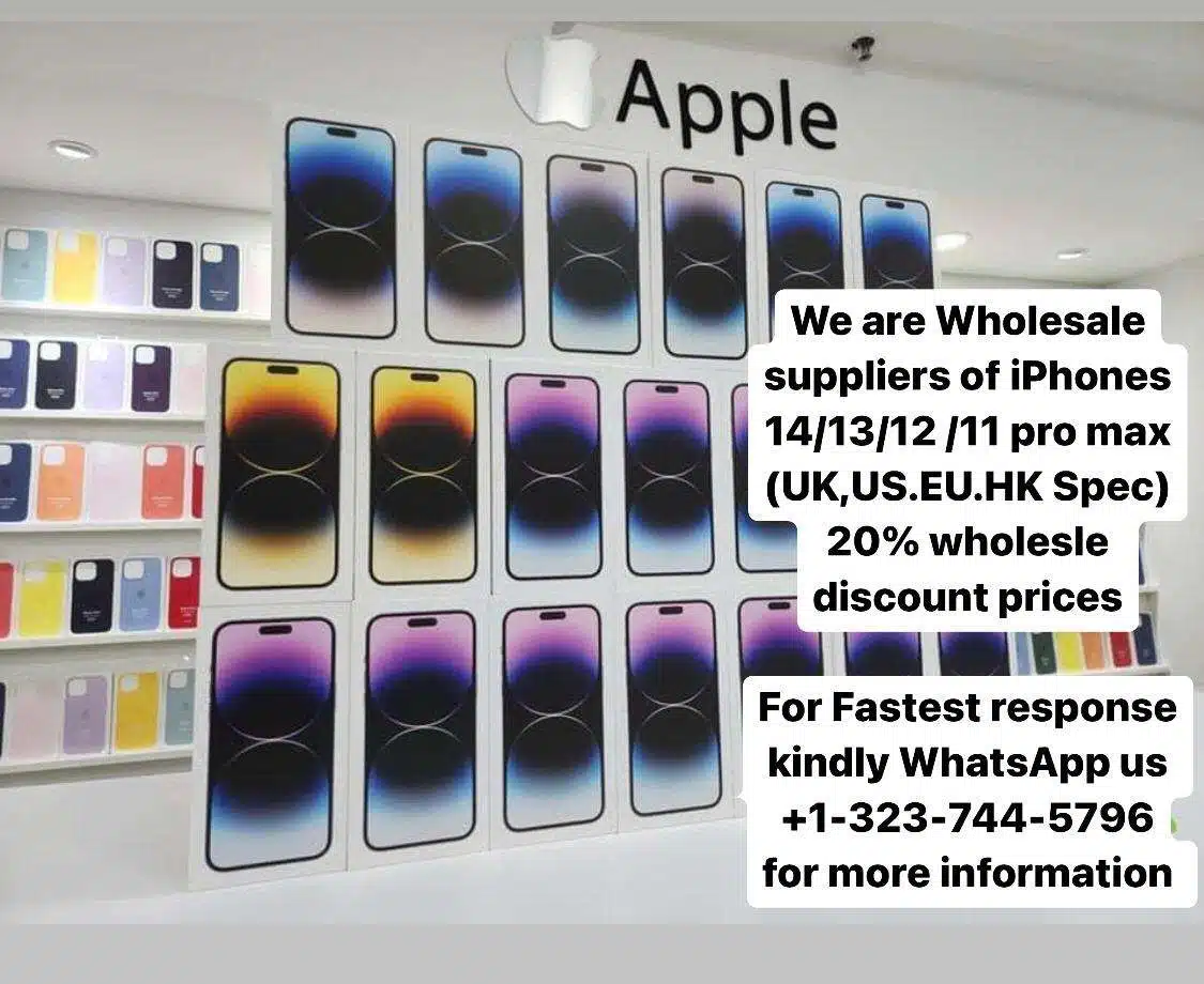 100% Verified  Wholesale Suppliers of  iPhone 14/13/12/11 pro max (UK,US.EU.HK Spec)