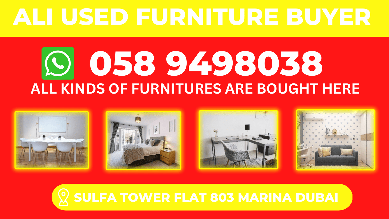 Used Furniture Buyer in Dubai