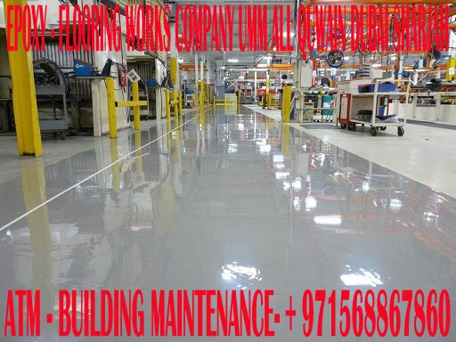 Warehouse Epoxy Flooring Works Company in Umm Al Quwain/ Dubai /Sharjah/UAE