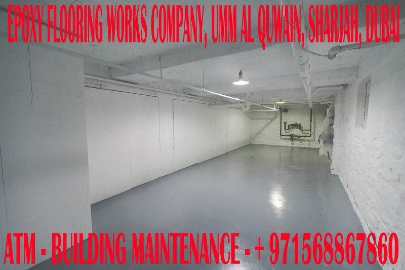 Warehouse Epoxy Flooring Works Company in Umm Al Quwain/ Dubai /Sharjah/UAE