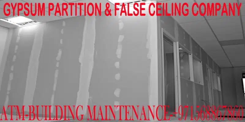 Gypsum Partition Installing Company in Sharjah, Umm Al Quwain, Dubai, UAE