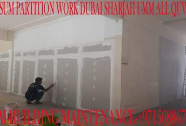 Low cost Gypsum Partition ceiling  Works in Umm Al Quwain Dubai Sharjah UAE