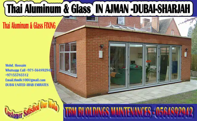 lass Door Fixing and Repairing Maintenance Ajman Dubai Sharjah RAk