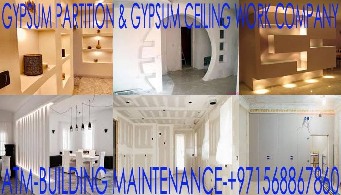 Office Gypsum Partition Work in Dubai Sharjah Umm All Quwain UAE