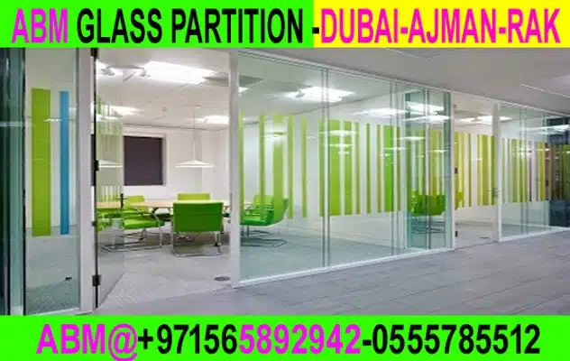 office glass partition company in ajman dubai sharjah