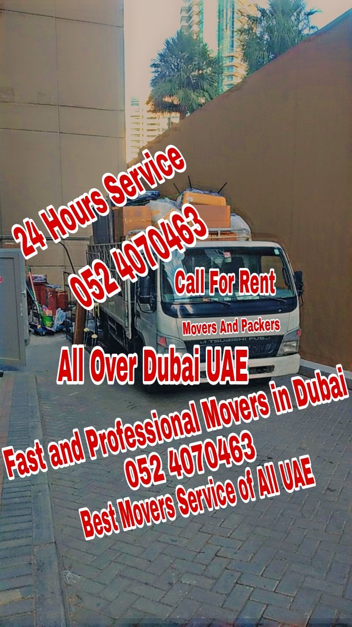 Movers And Packers Service In Sharjah 052 4070463