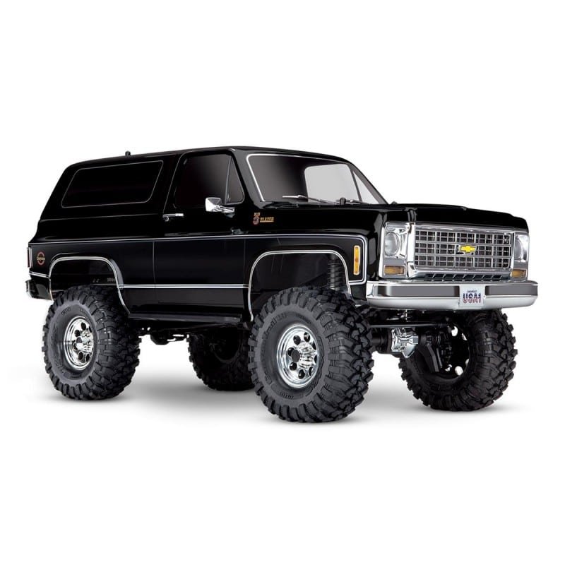 Traxxas TRX-4 1/10 Trail Crawler Truck W/'79 Chevrolet K5 Blazer Body (Black) W/TQi 2.4GHz Radio