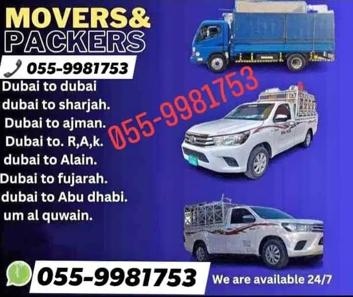Dubai Movers and Packers +971523820987