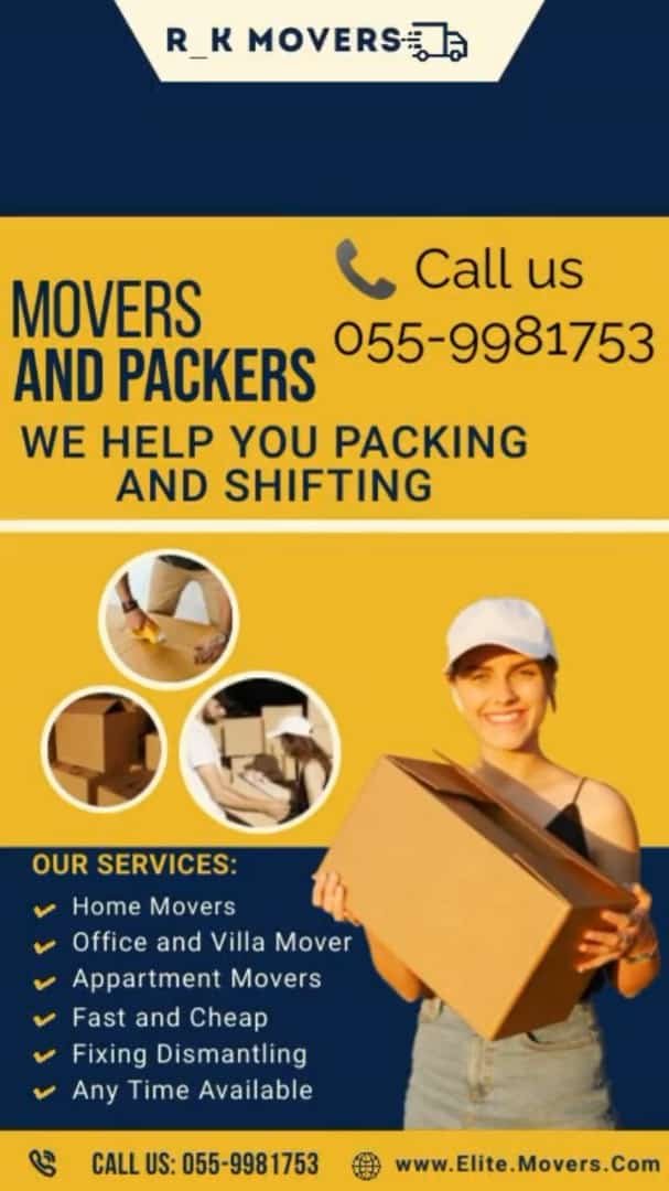 Movers and Packers Service in Dubai UAE +971523820987