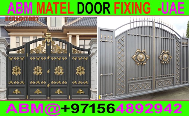 Casting Aluminum Door Fixing Contractor in Ajman , Dubai, Sharjah