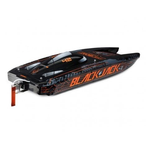 Pro Boat Blackjack 42" 8S Brushless RTR Electric Catamaran (Black/Orange) W/2.4GHz Radio System – REALWORLDHOBBY