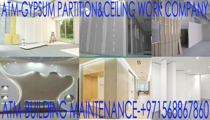 Gypsum Partition Work in Umm Al Quwain UAE