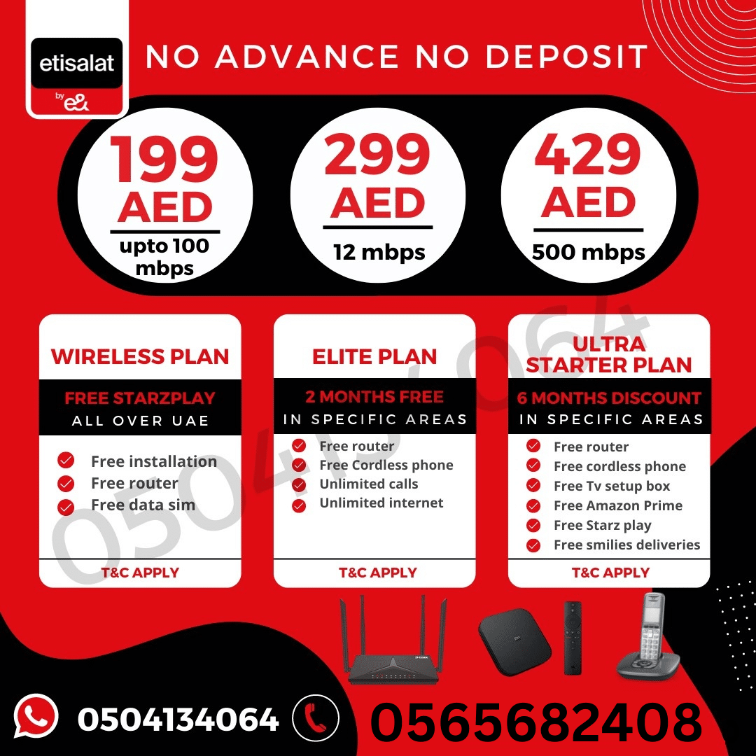 Etisalat home internet service