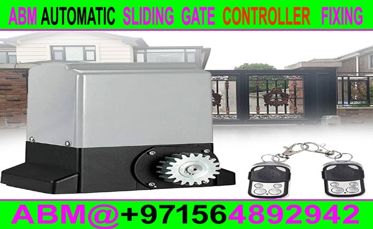 Automatic Sliding Gate controller Machine Fixing Ajman Sharjah